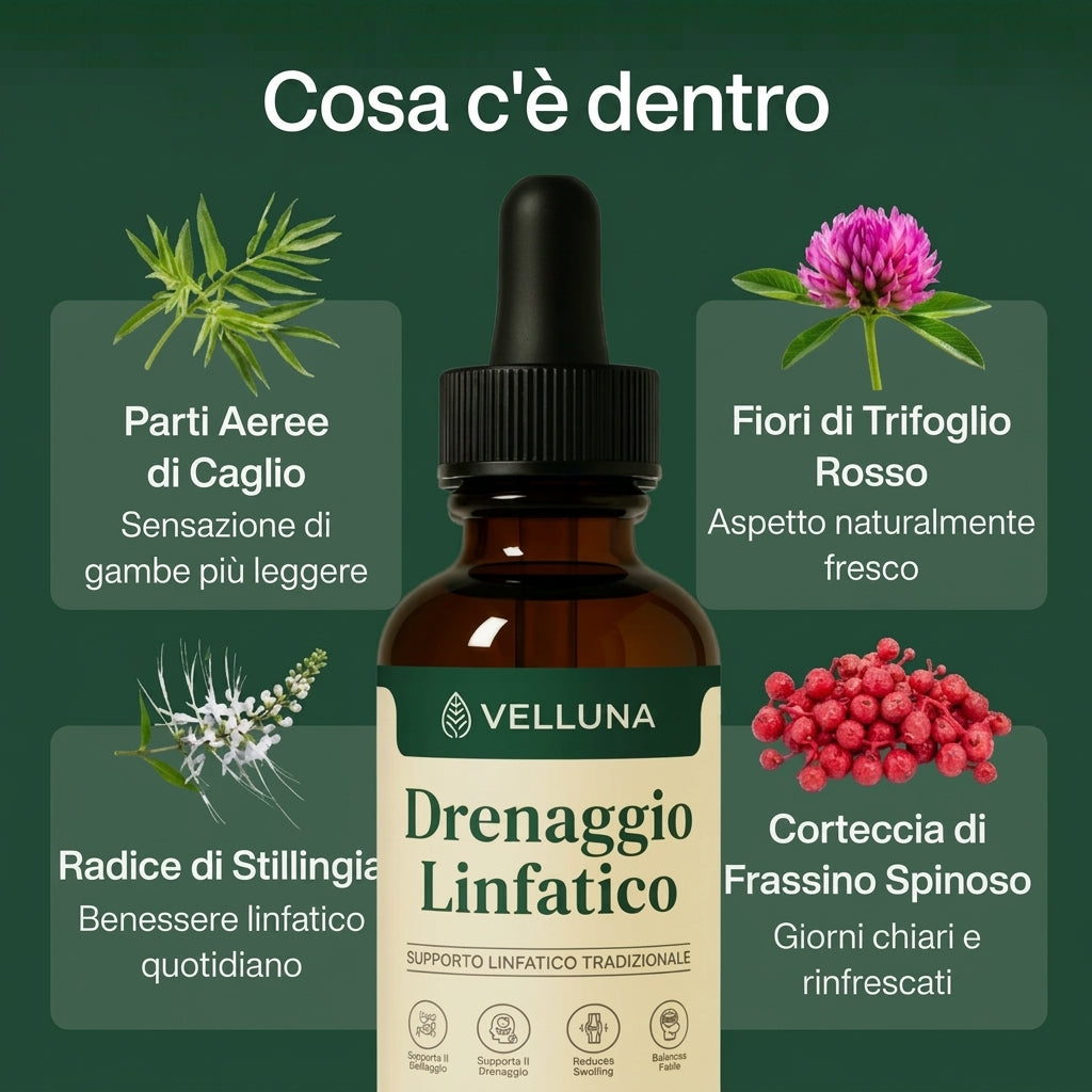Velluna® – Gocce per il Drenaggio Linfatico