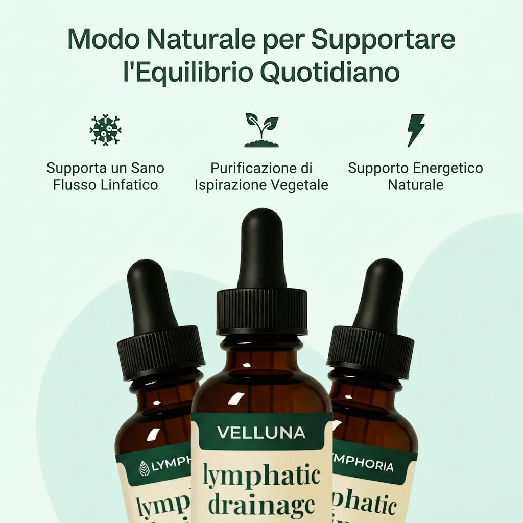 Velluna® – Gocce per il Drenaggio Linfatico