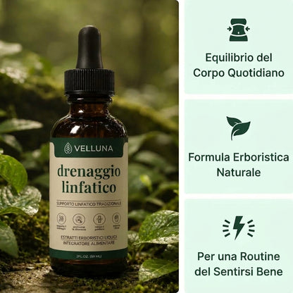 Velluna® – Gocce per il Drenaggio Linfatico